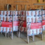 Teamplakate des SPD-Distriktes Hambergen