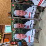 Plakate unseren Samtgemeindebürgermeisterkandidaten Gerd Brauns