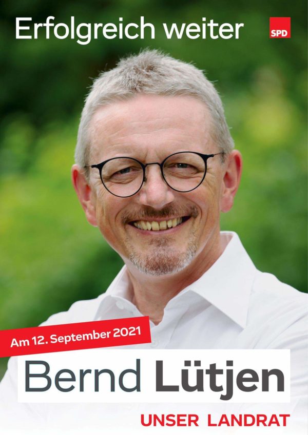 Plakat Landratskandidat Bernd Lütjen